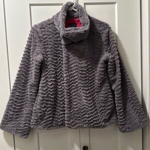 Patagonia Women's Pelage Curly Fleece Jacket Asymmetrical Zip Jacket Size S
